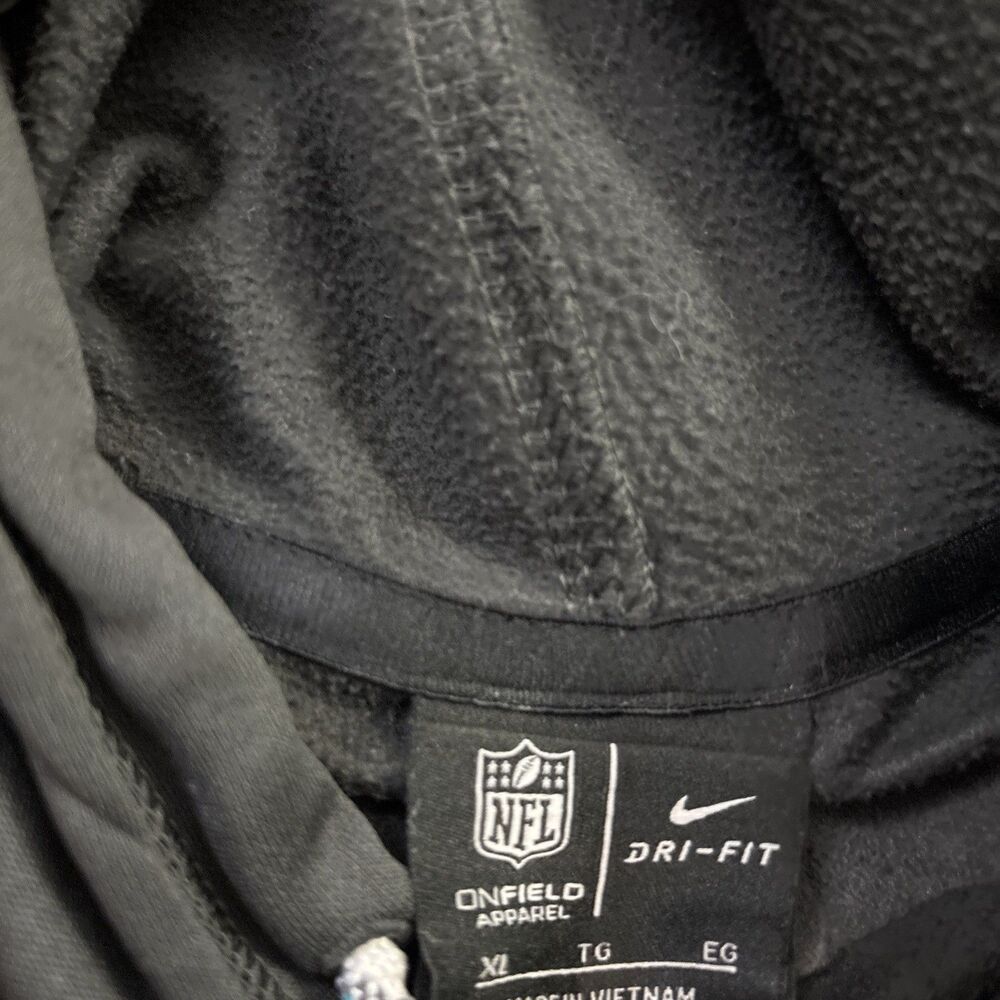 Miami Dolphins x Nike Dri-Fit Team Issued Pullover Hoodie Gray • XL - Picture 7 of 9